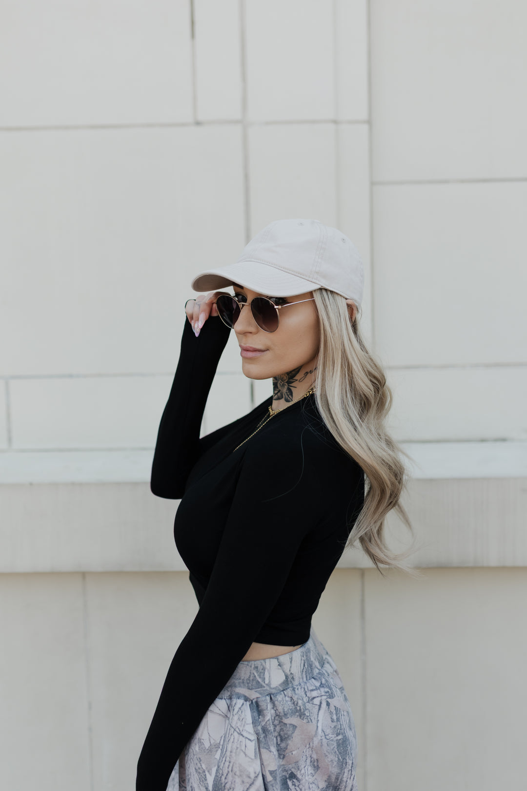 “Erin” Everyday Hat Wig 22” (choose your size)