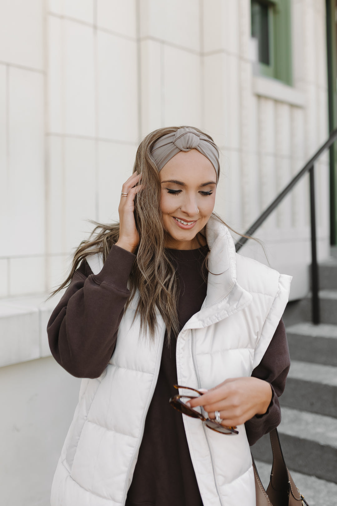 “Irene” Everyday Headband Wig 22” (choose your size)