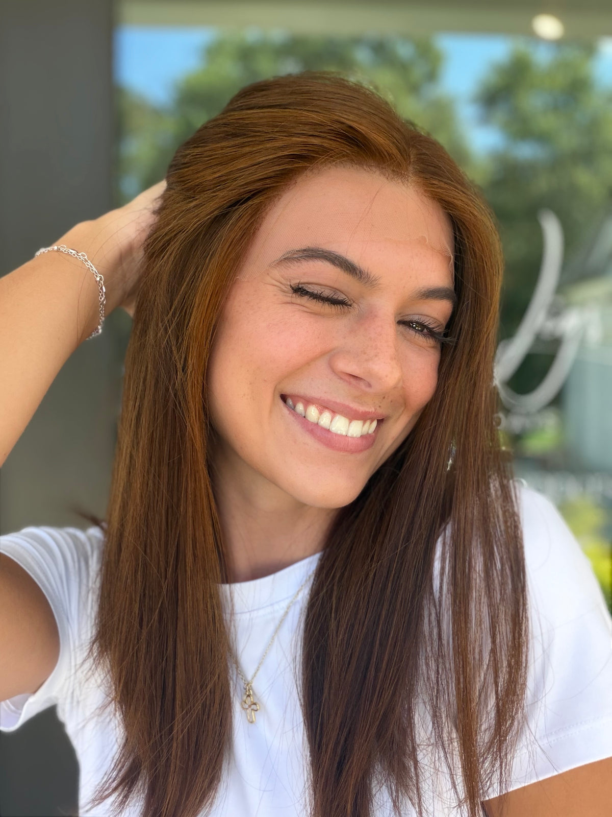 <b>Auburn</b><br><u>XS</u> <br> <l>Signature Mongolian Collection</l> <br> 18” Lace Top Wig