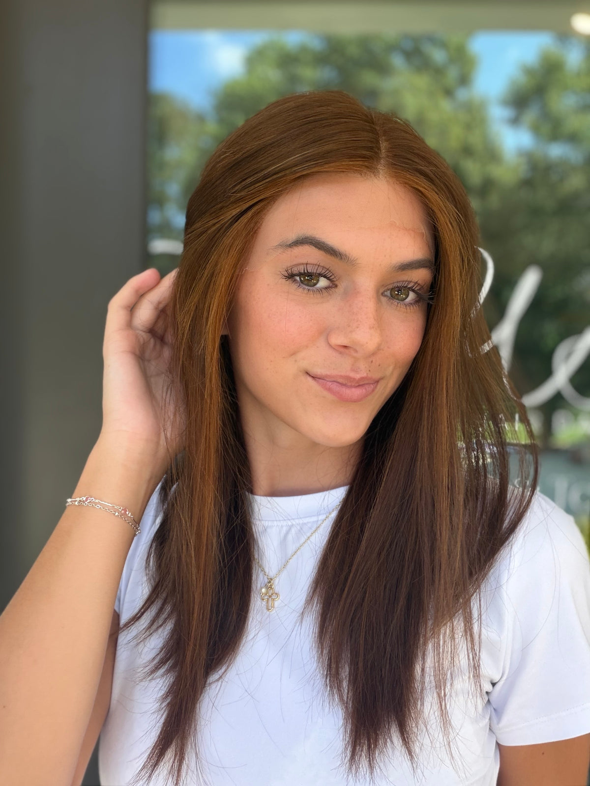<b>Auburn</b><br><u>XS</u> <br> <l>Signature Mongolian Collection</l> <br> 18” Lace Top Wig