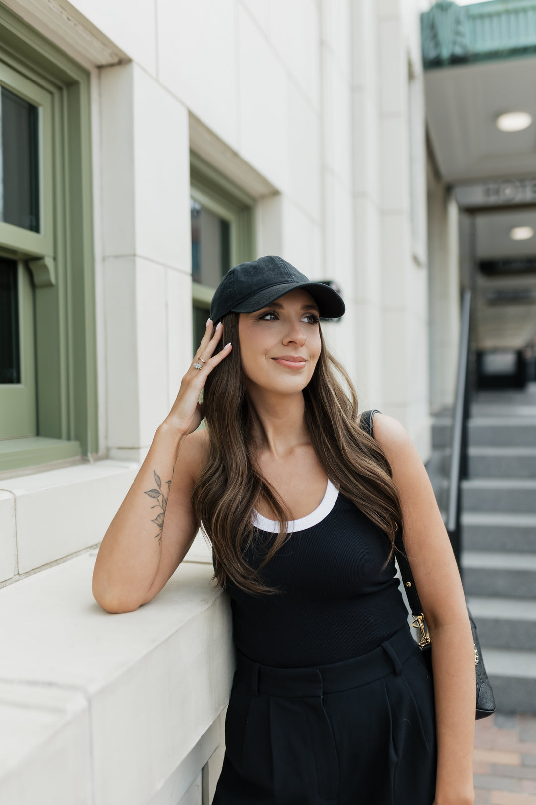 “Tiffani” Everyday Hat Wig 22” (choose your size)