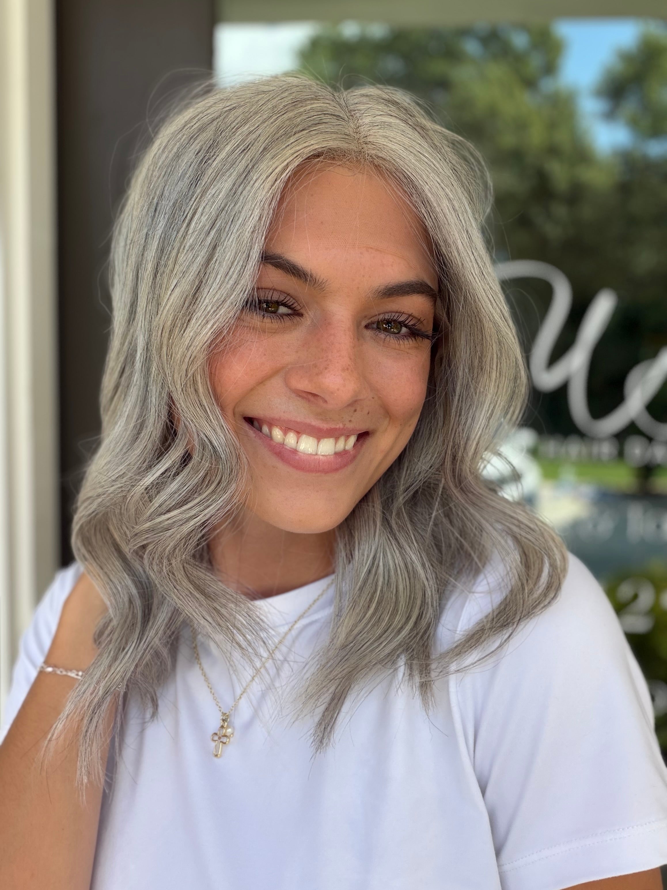 <b>Mary</b><br><u>xs</u> <br> <l>Signature Mongolian Collection</l> <br> 16” Lace Top Wig