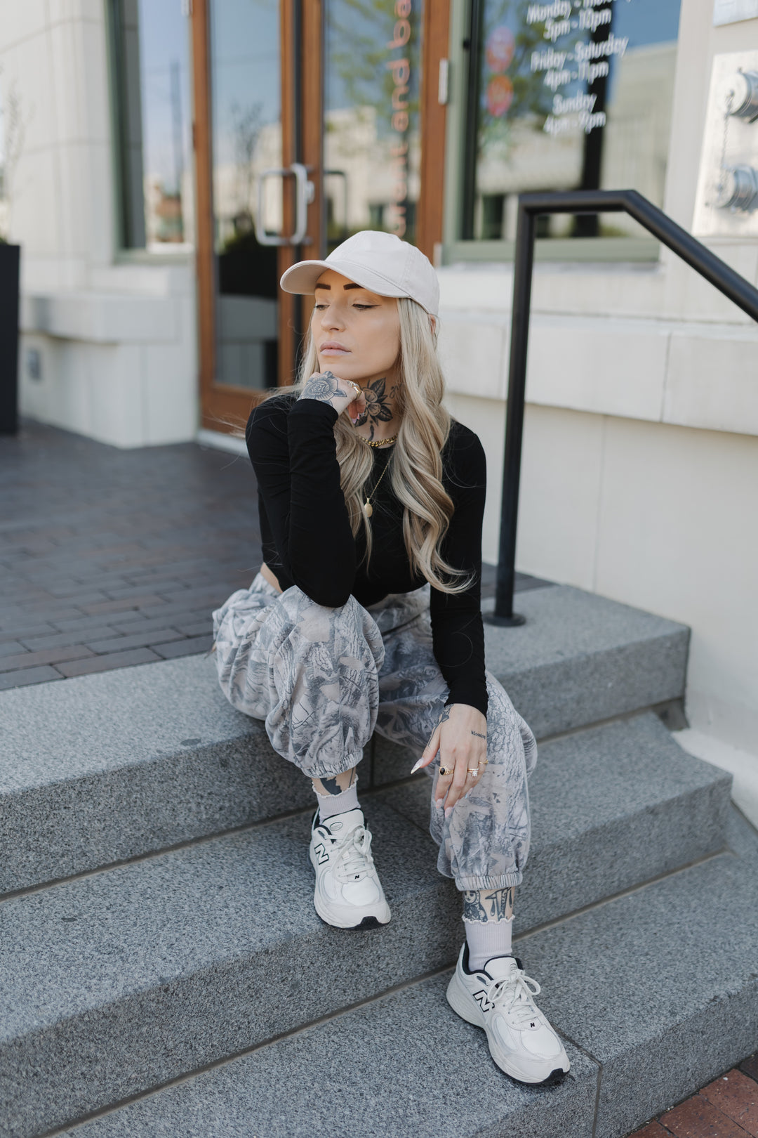 “Erin” Everyday Hat Wig 22” (choose your size)