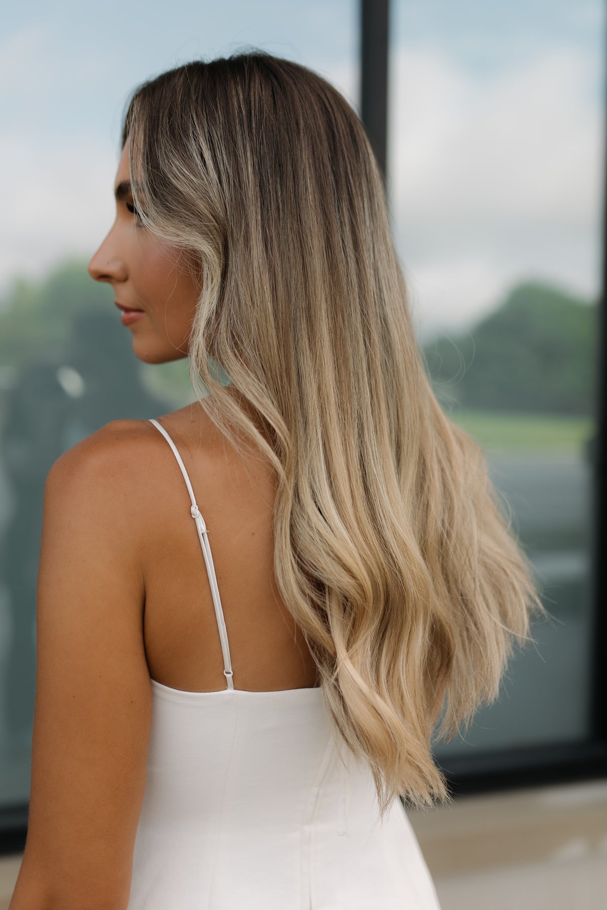 Danielle Ambassador 22" Mongolian Human Hair Lace Top Wig, photo 19 of 35