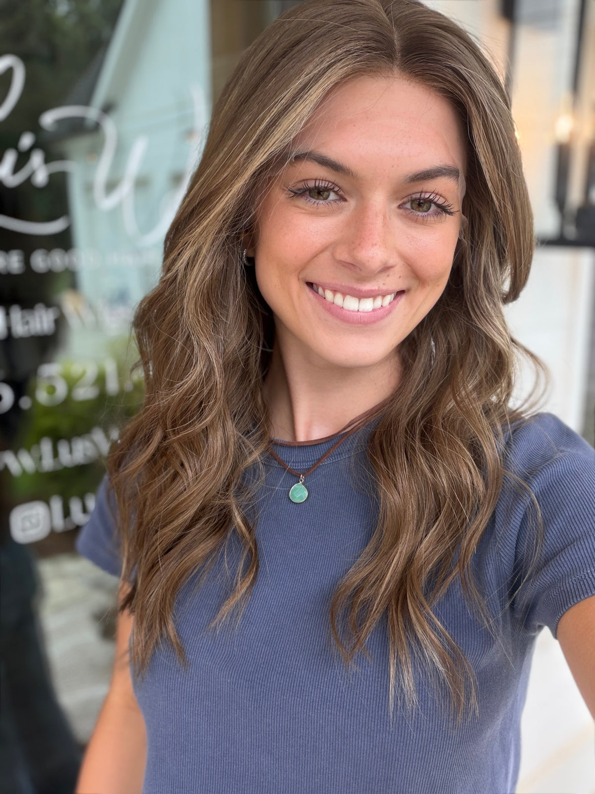 <b>Sandra</b><br><u>M</u> <br> <l>Signature Mongolian Collection</l> <br> 20” Lace Top Wig