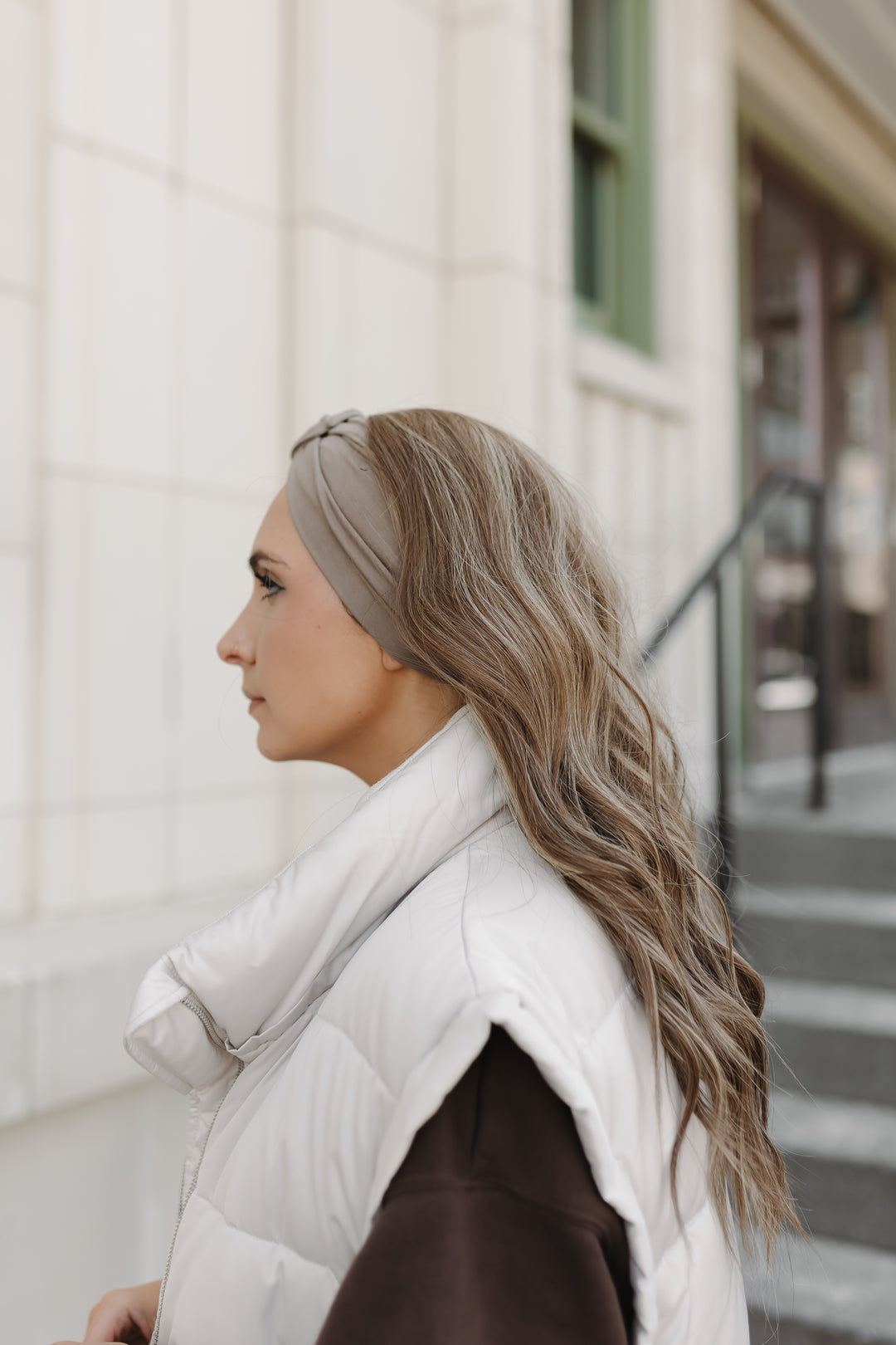 “Irene” Everyday Headband Wig 22” (choose your size)