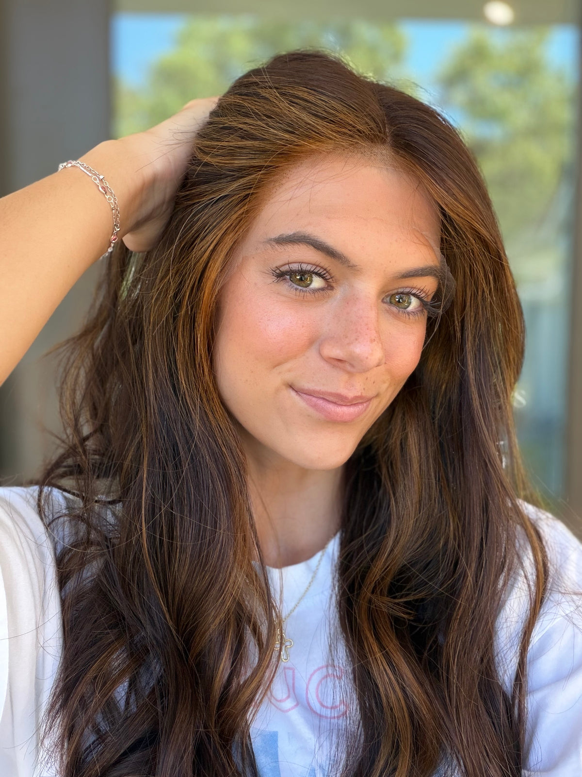 <b>Cora</b><br><u>L</u> <br> <l> Signature Mongolian Collection </l> <br> 24” Lace Top Wig