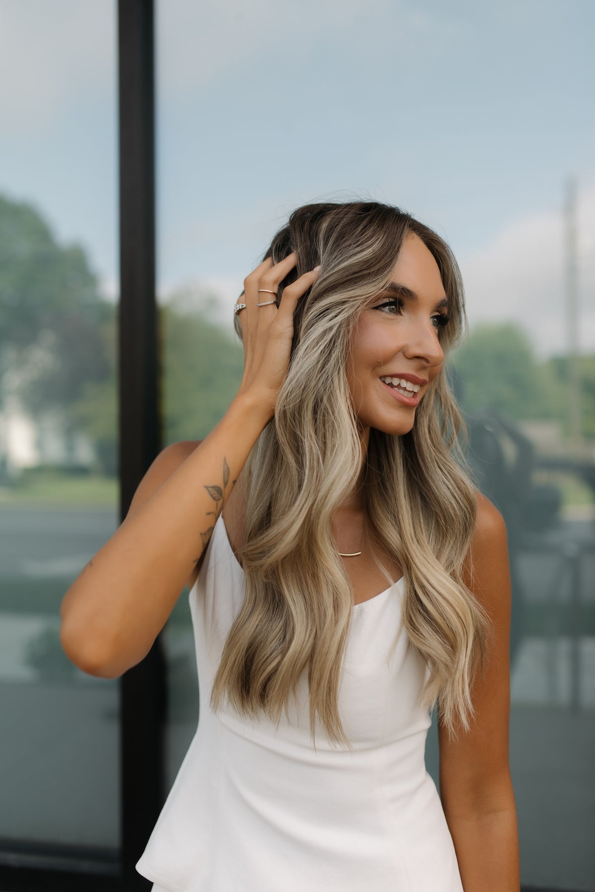 Danielle Ambassador 22" Mongolian Human Hair Lace Top Wig, photo 7 of 35
