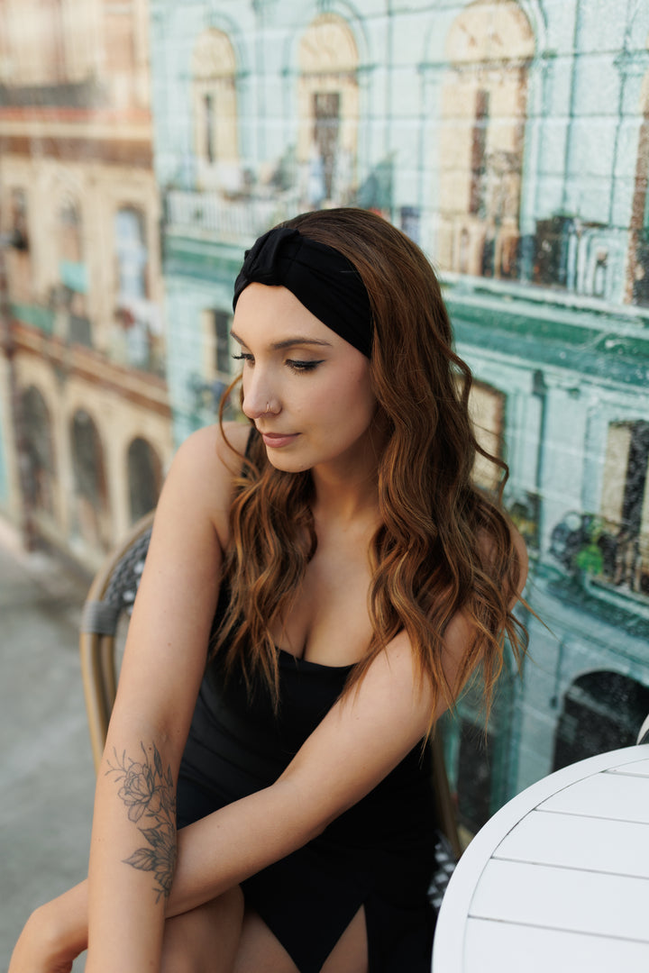 “Eva” Everyday Headband Wig (choose size) 22”