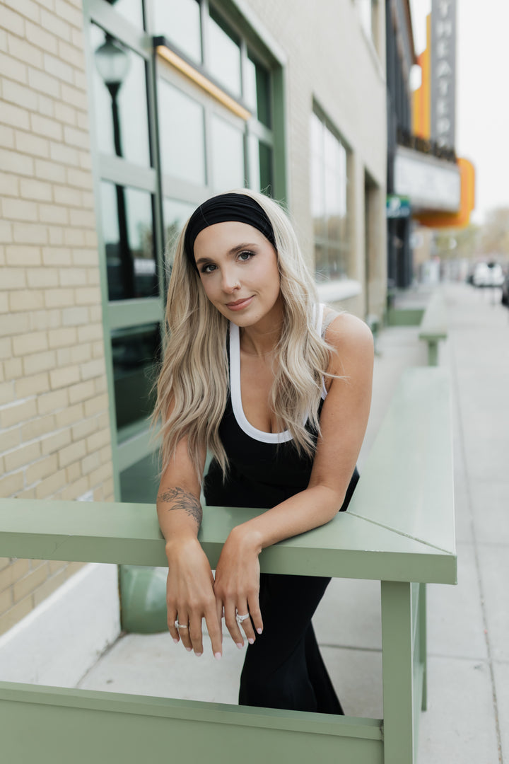 “Erin” Everyday Headband Wig 22” (choose your size)