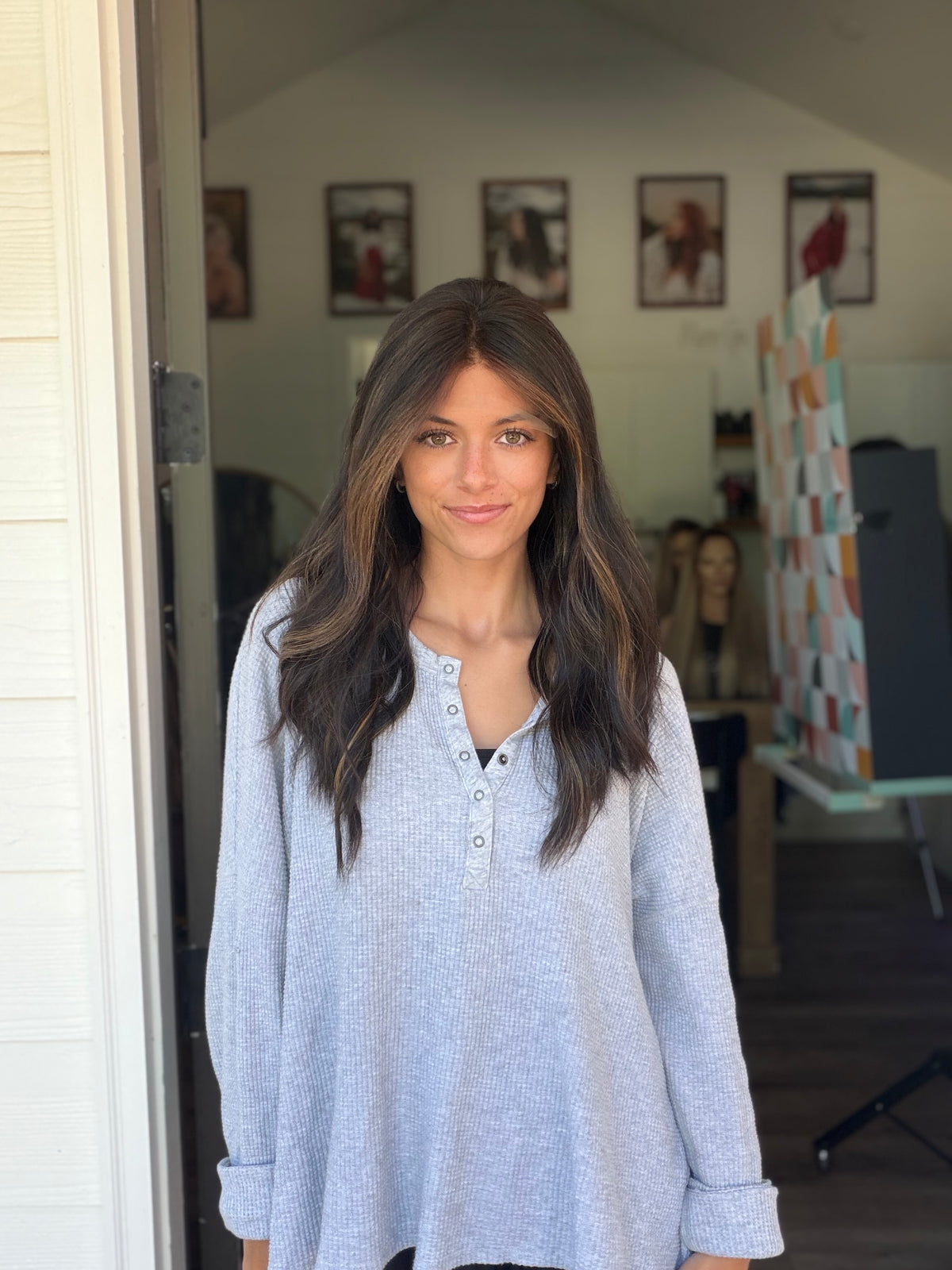 <b>Balayage Jordyn</b><br> <I>Signature Mongolian Collection</I> <br> 20” Lace Top Wig