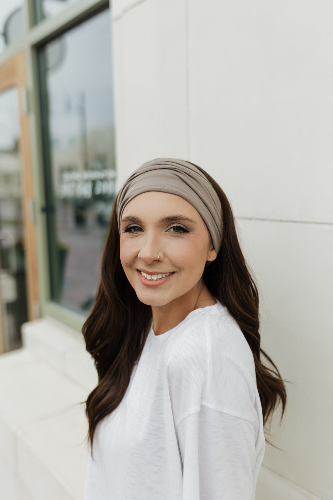 “Stephanie” Everyday Headband Wig 22” (choose your size)