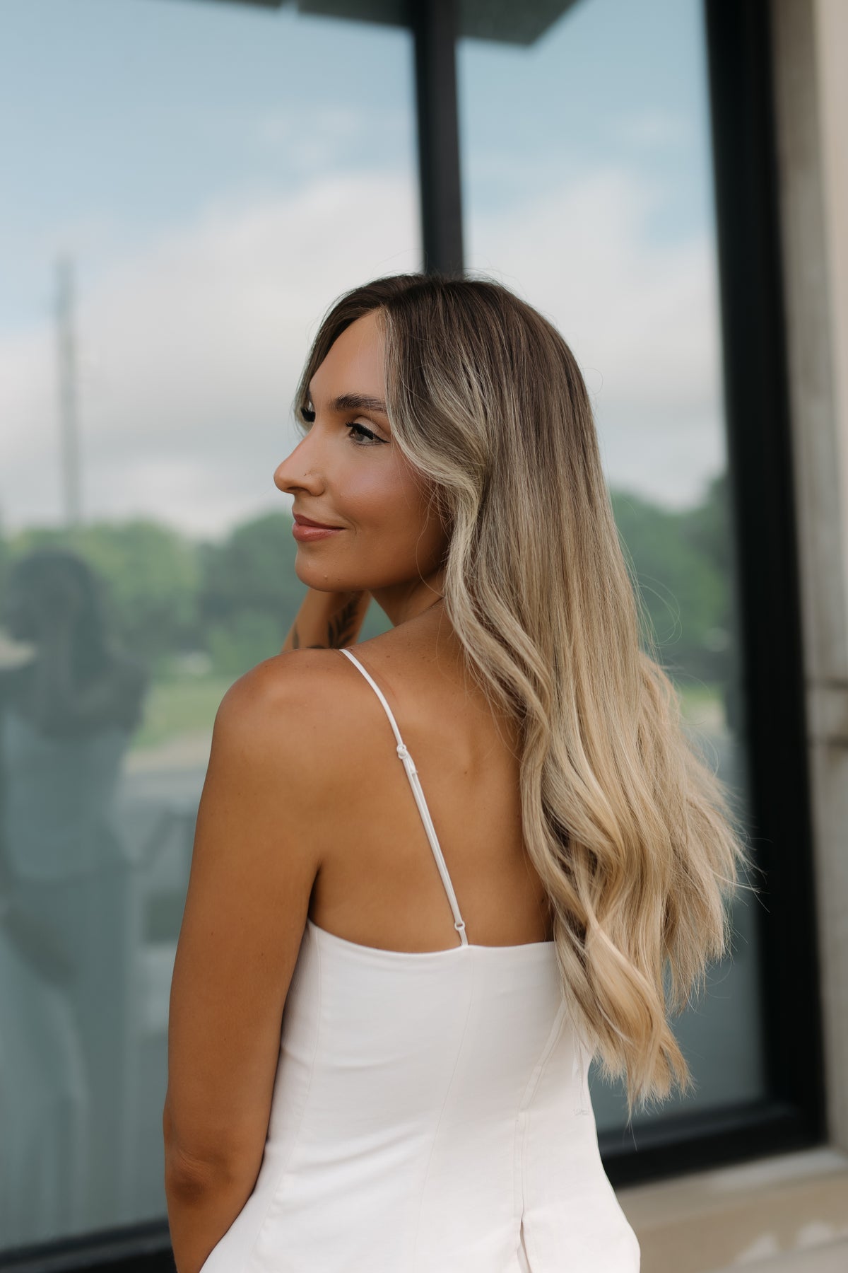 Danielle Ambassador 22" Mongolian Human Hair Lace Top Wig, photo 17 of 35