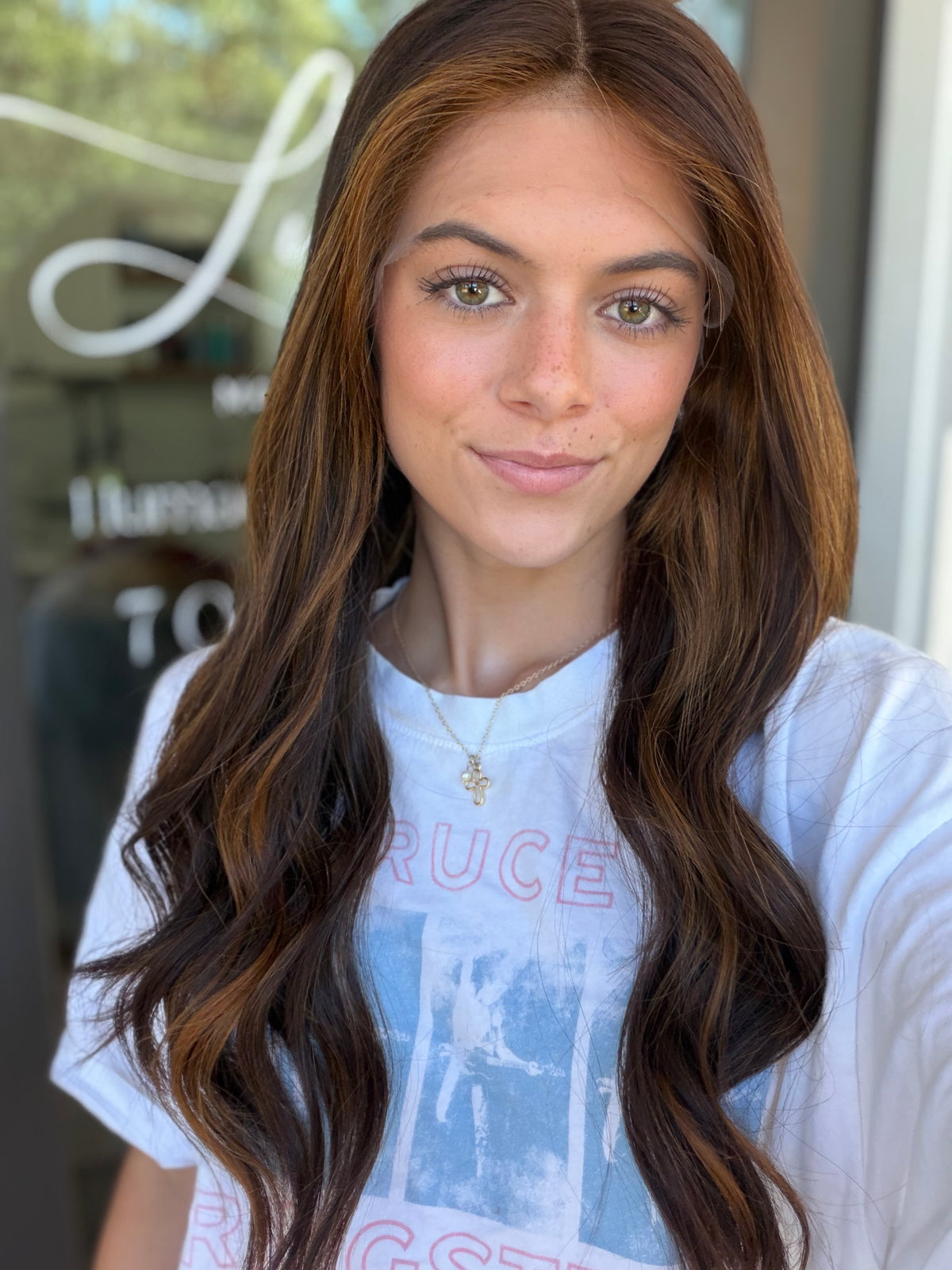 <b>Cora</b><br><u>L</u> <br> <l> Signature Mongolian Collection </l> <br> 24” Lace Top Wig
