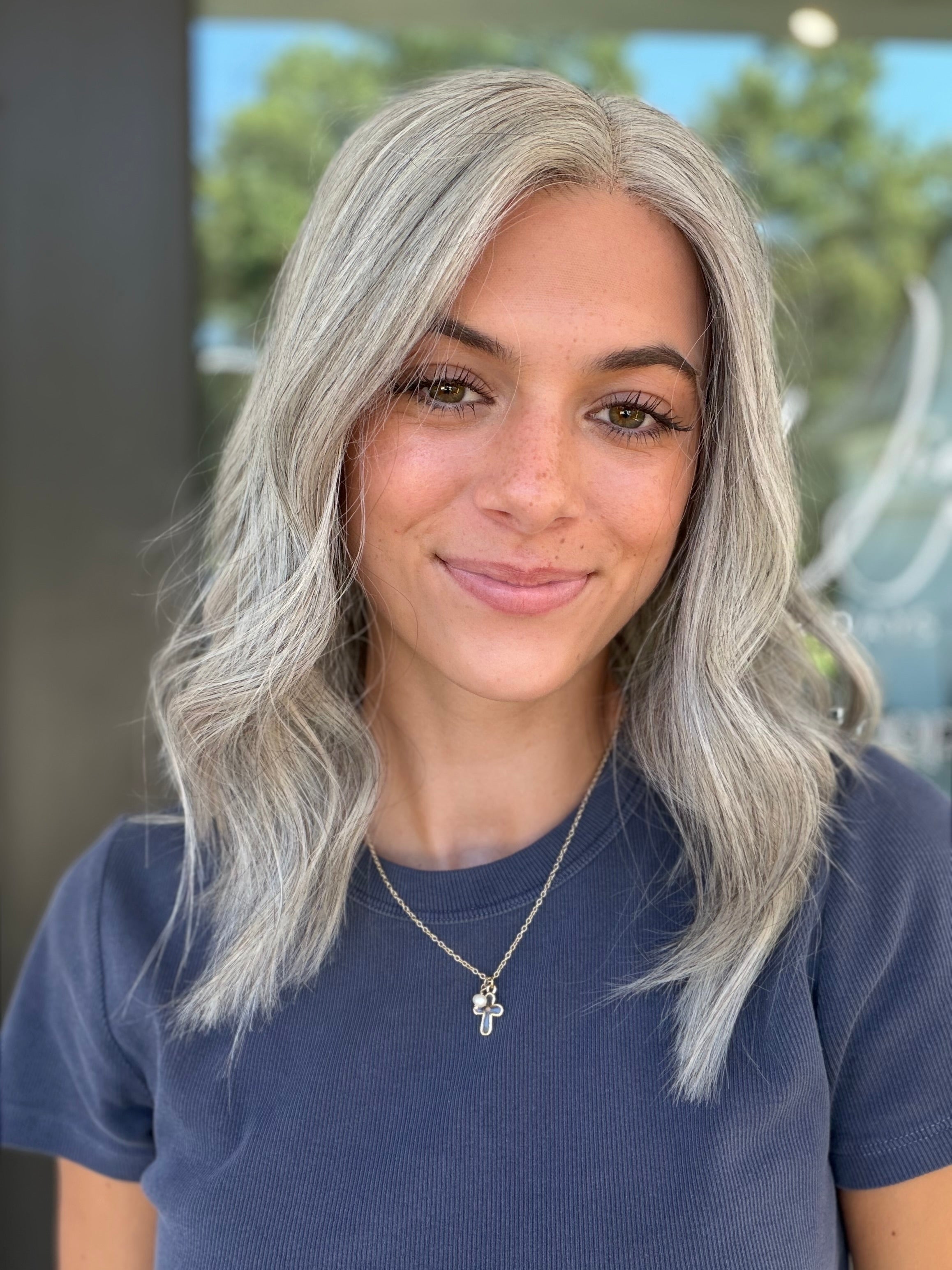 <b>Mary</b><br><u>xs</u> <br> <l>Signature Mongolian Collection</l> <br> 16” Lace Top Wig