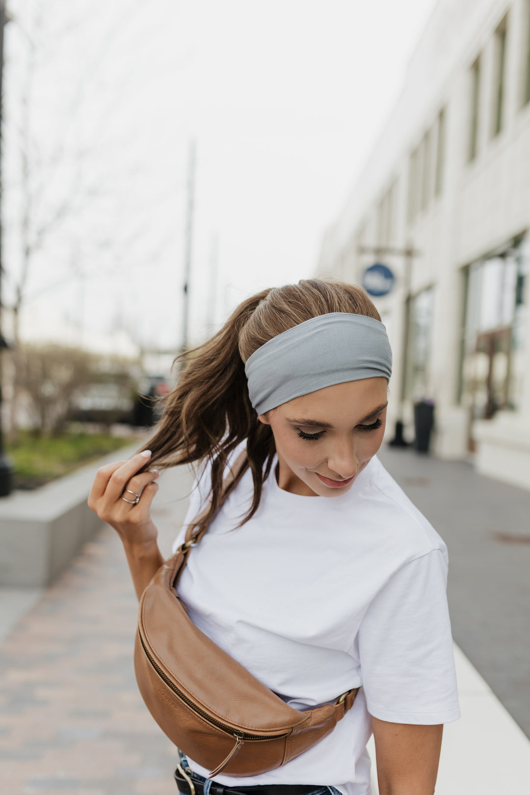 “Kathy” Everyday Headband Wig 22” (choose your size)