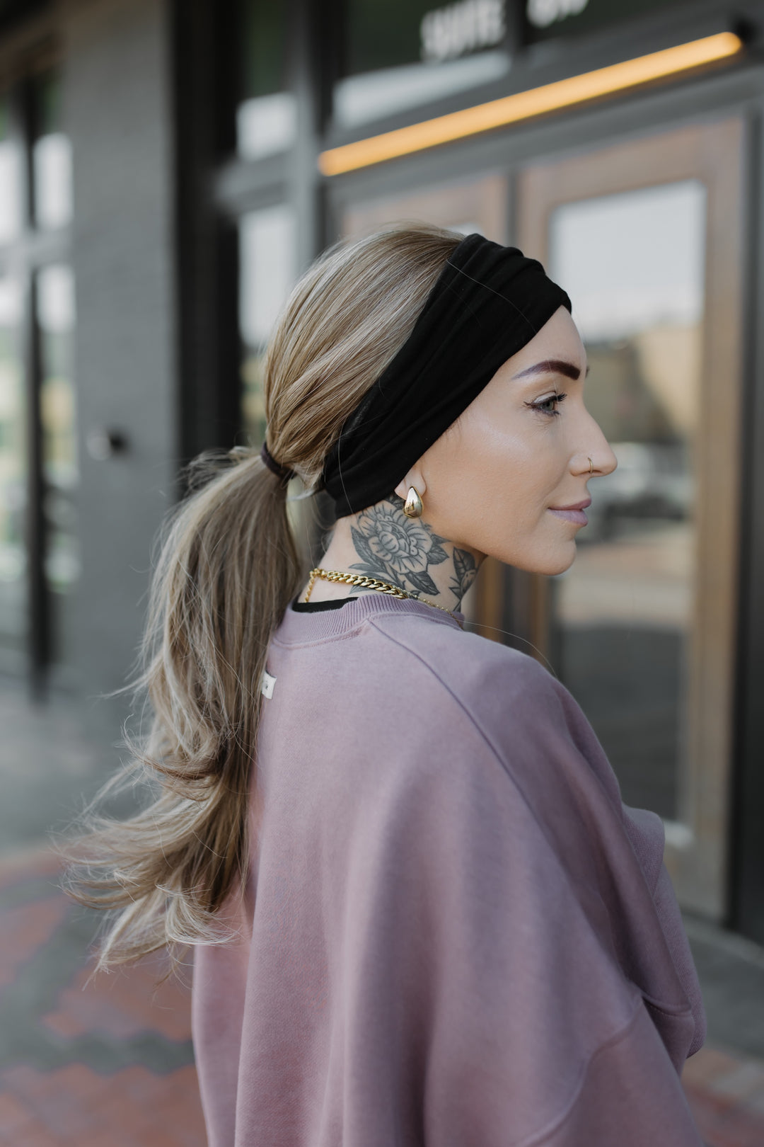 “Lacey” Everyday Headband Wig 22” (choose your size)