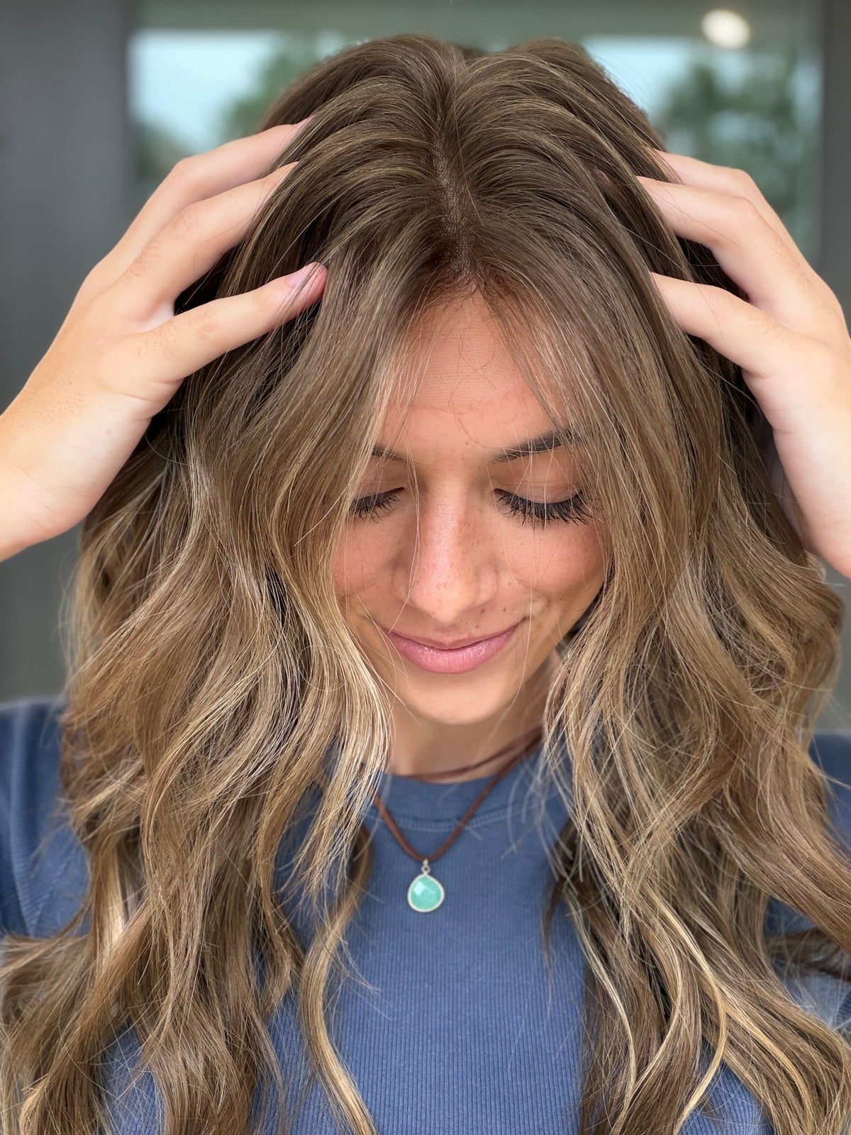 <b>Sandra</b><br><u>S</u> <br> <l>Signature Mongolian Collection</l> <br> 22” Lace Top Wig