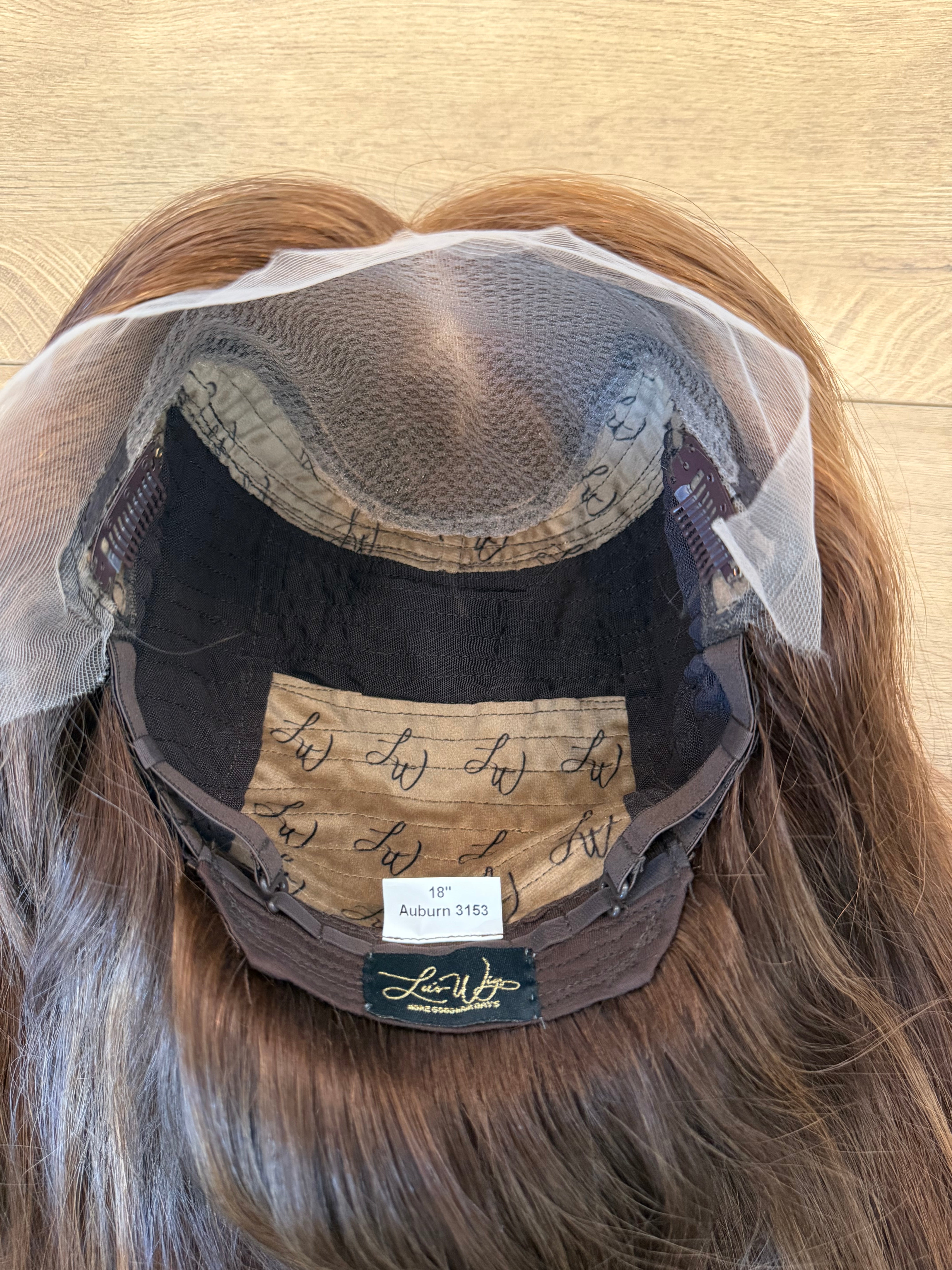 <b>Auburn</b><br><u>XS</u> <br> <l>Signature Mongolian Collection</l> <br> 18” Lace Top Wig