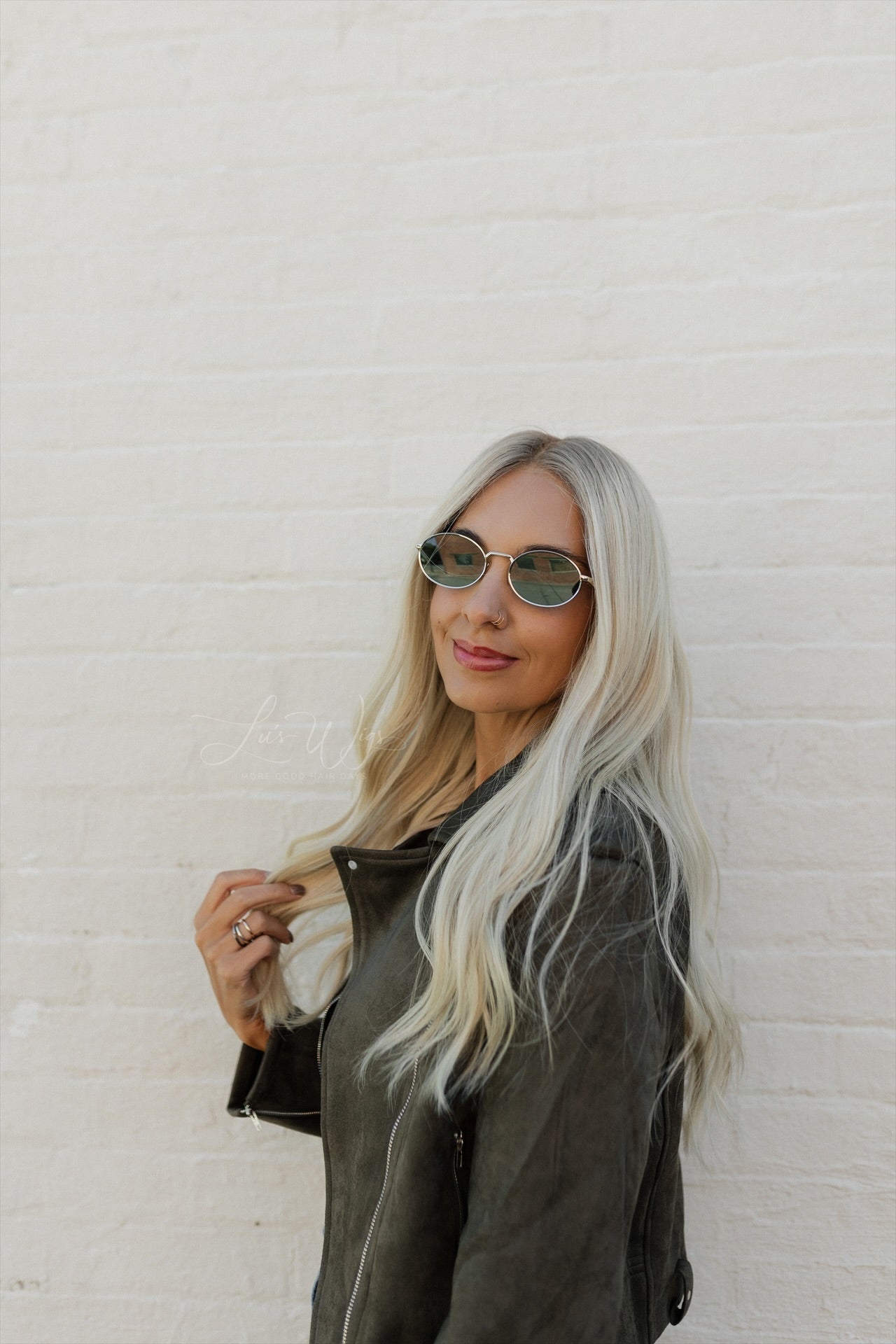 “Ivy” Glam Co. 22” Lace Top Wig