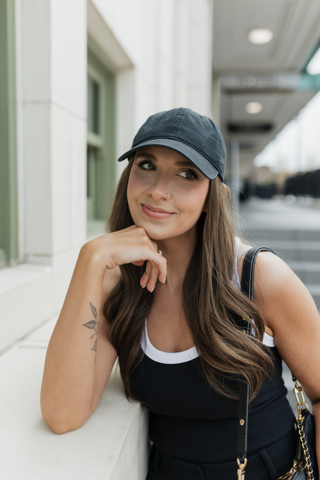 “Tiffani” Everyday Hat Wig 22” (choose your size)