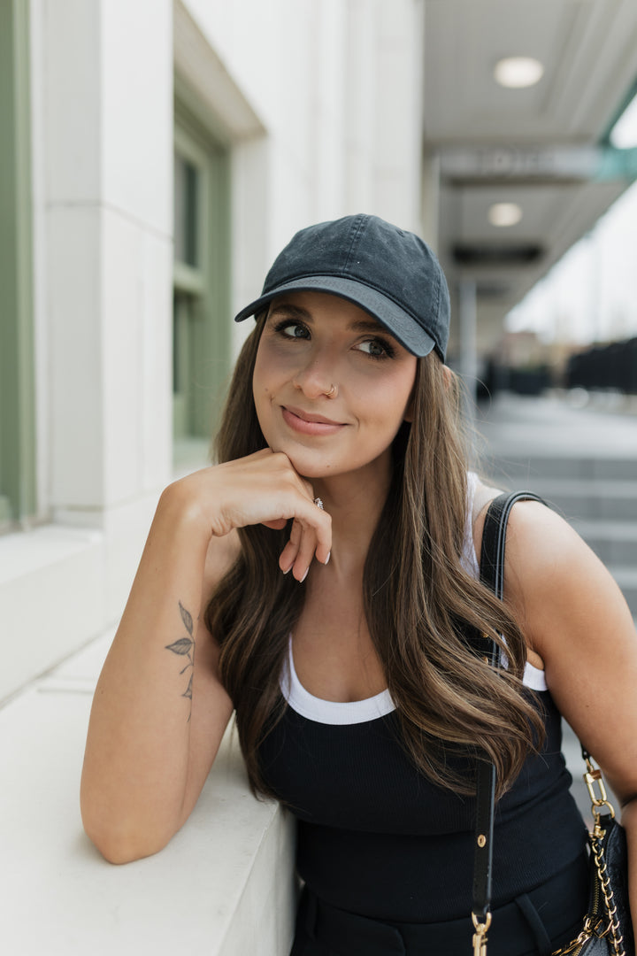 “Tiffani” Everyday Hat Wig 22” (choose your size)