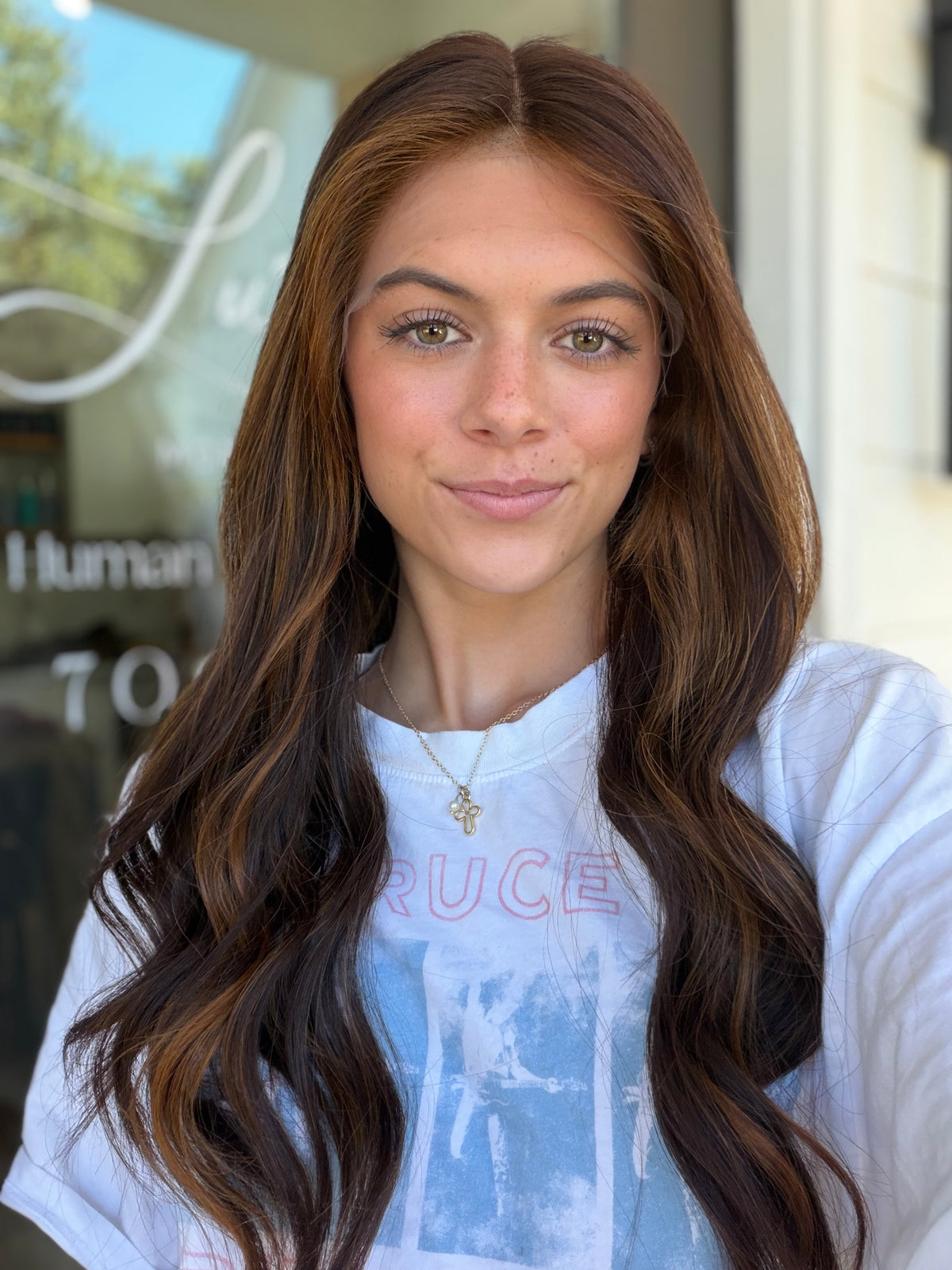 <b>Cora</b><br><u>L</u> <br> <l> Signature Mongolian Collection </l> <br> 24” Lace Top Wig