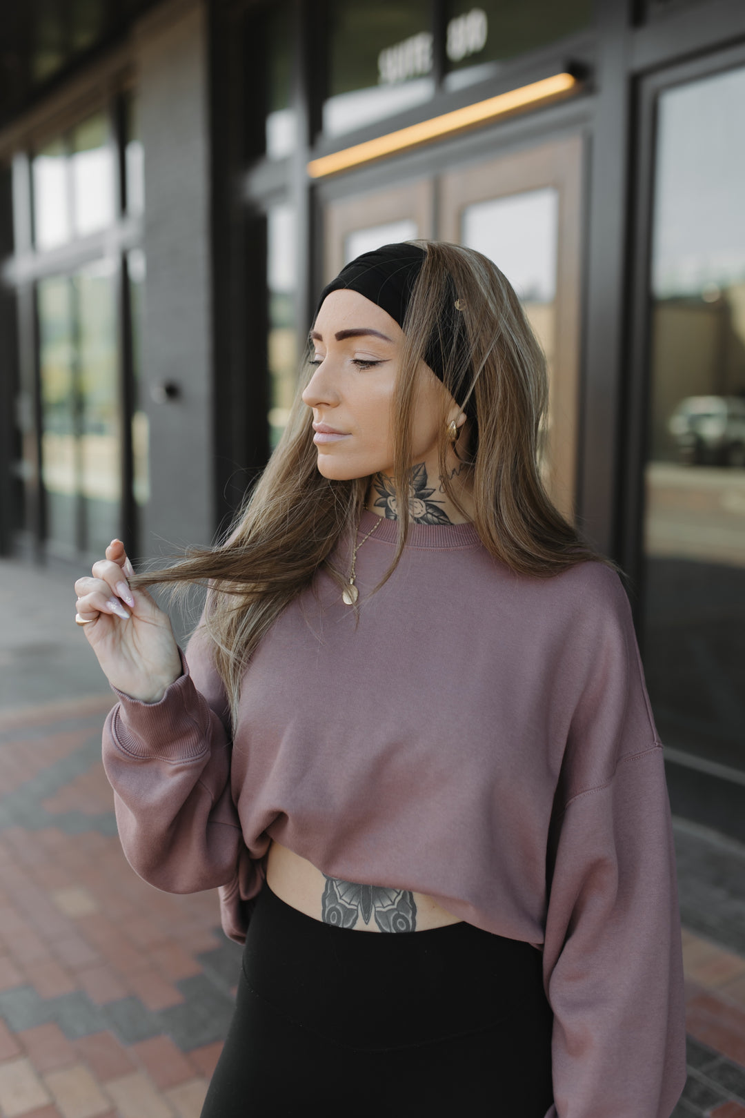 “Lacey” Everyday Headband Wig 22” (choose your size)