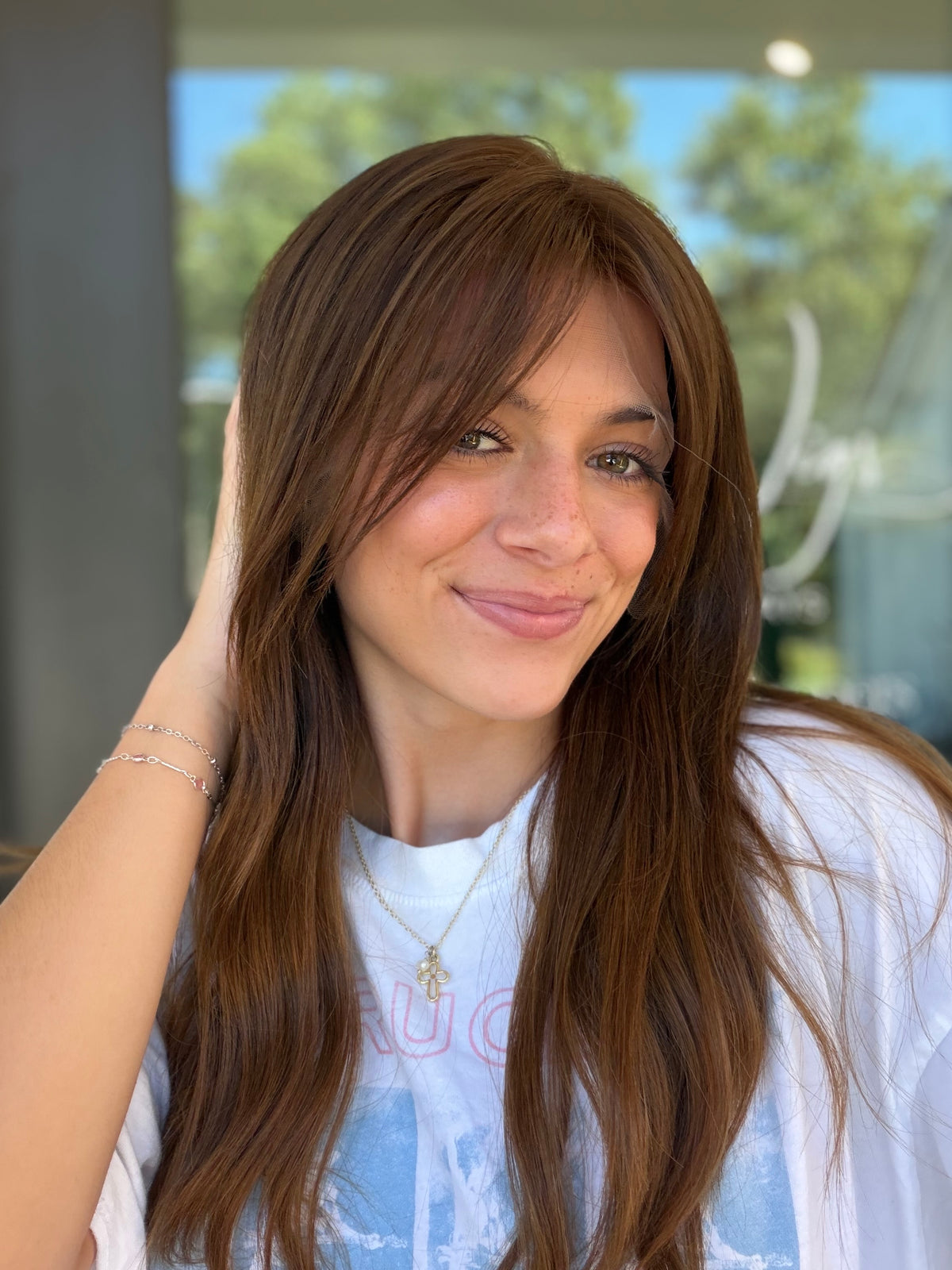 Selena (M) · 20” Lace Top Wig · Signature Mongolian