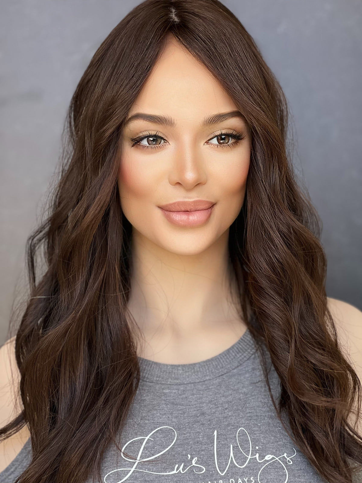 Stephanie 8x8 20" Mongolian Human Hair Silk Top Topper, photo 4 of 5