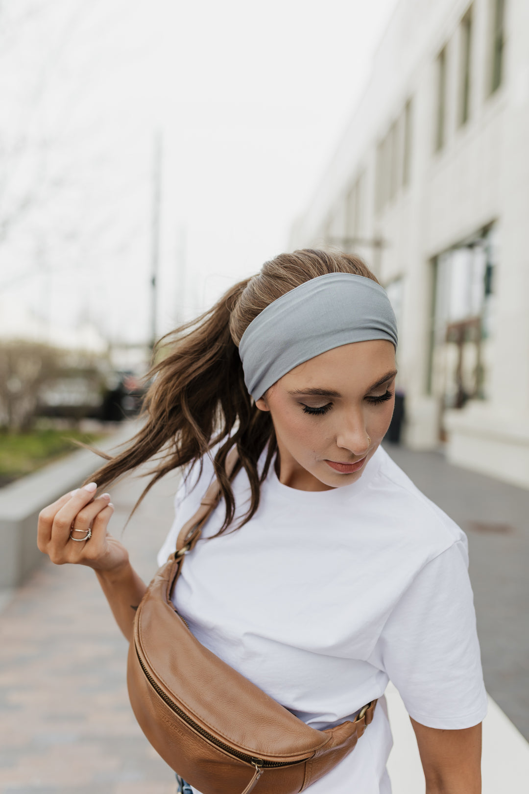 “Kathy” Everyday Headband Wig 22” (choose your size)