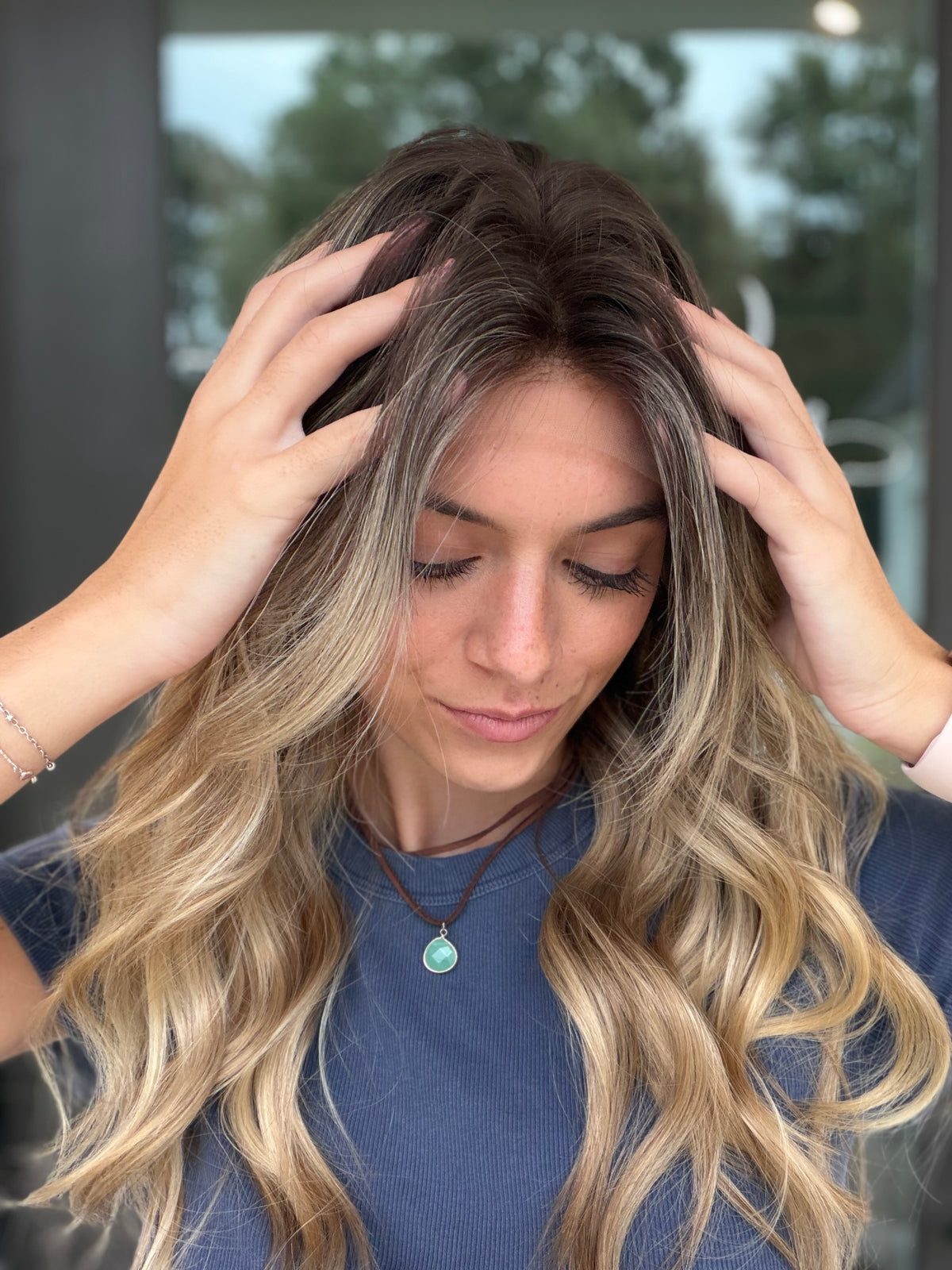 <b>Danielle Ambassador</b><br><u>M</u> <br> <l>Signature Mongolian Collection</l> <br> 22” Lace Top Wig