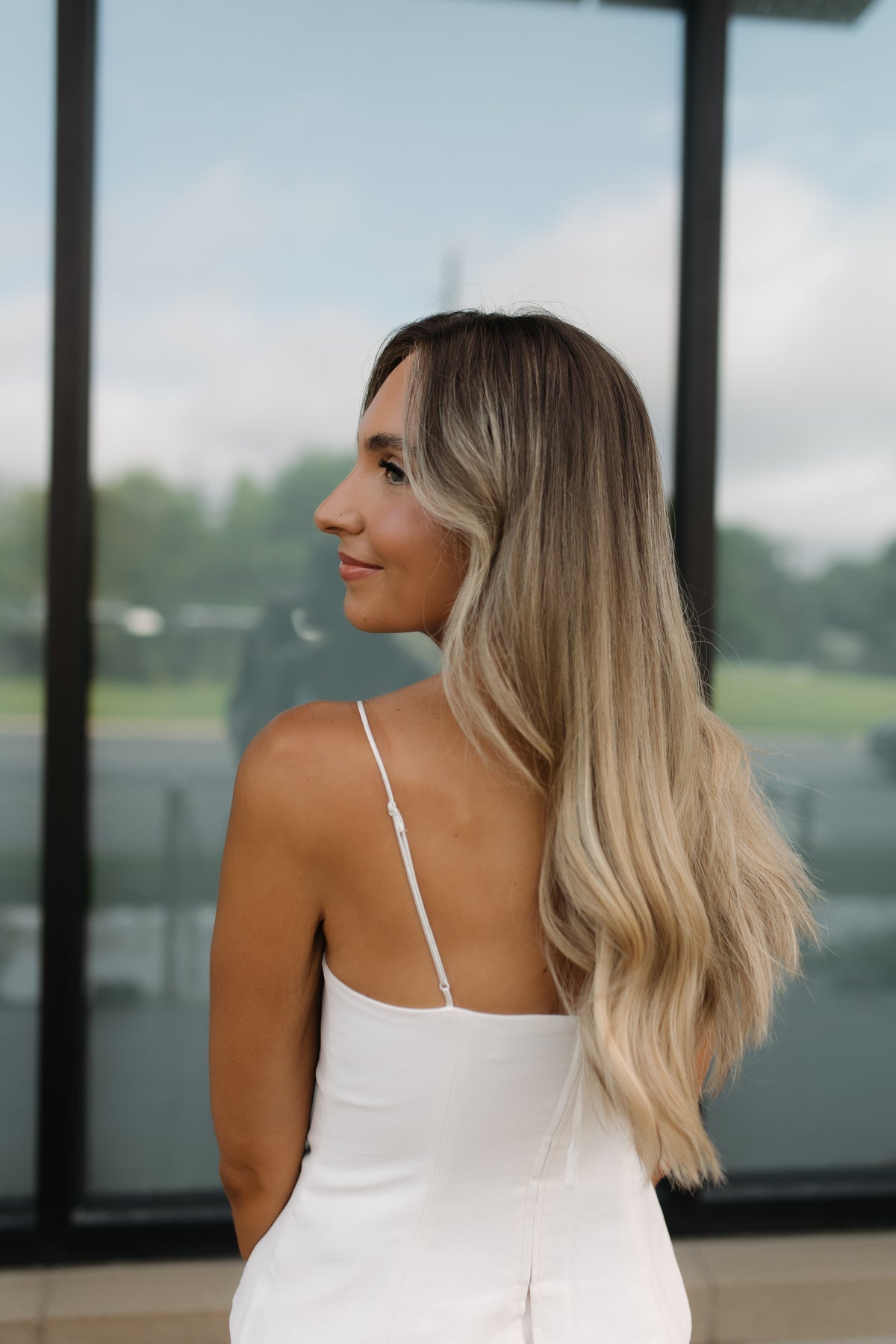Danielle Ambassador 22" Mongolian Human Hair Lace Top Wig, photo 14 of 35