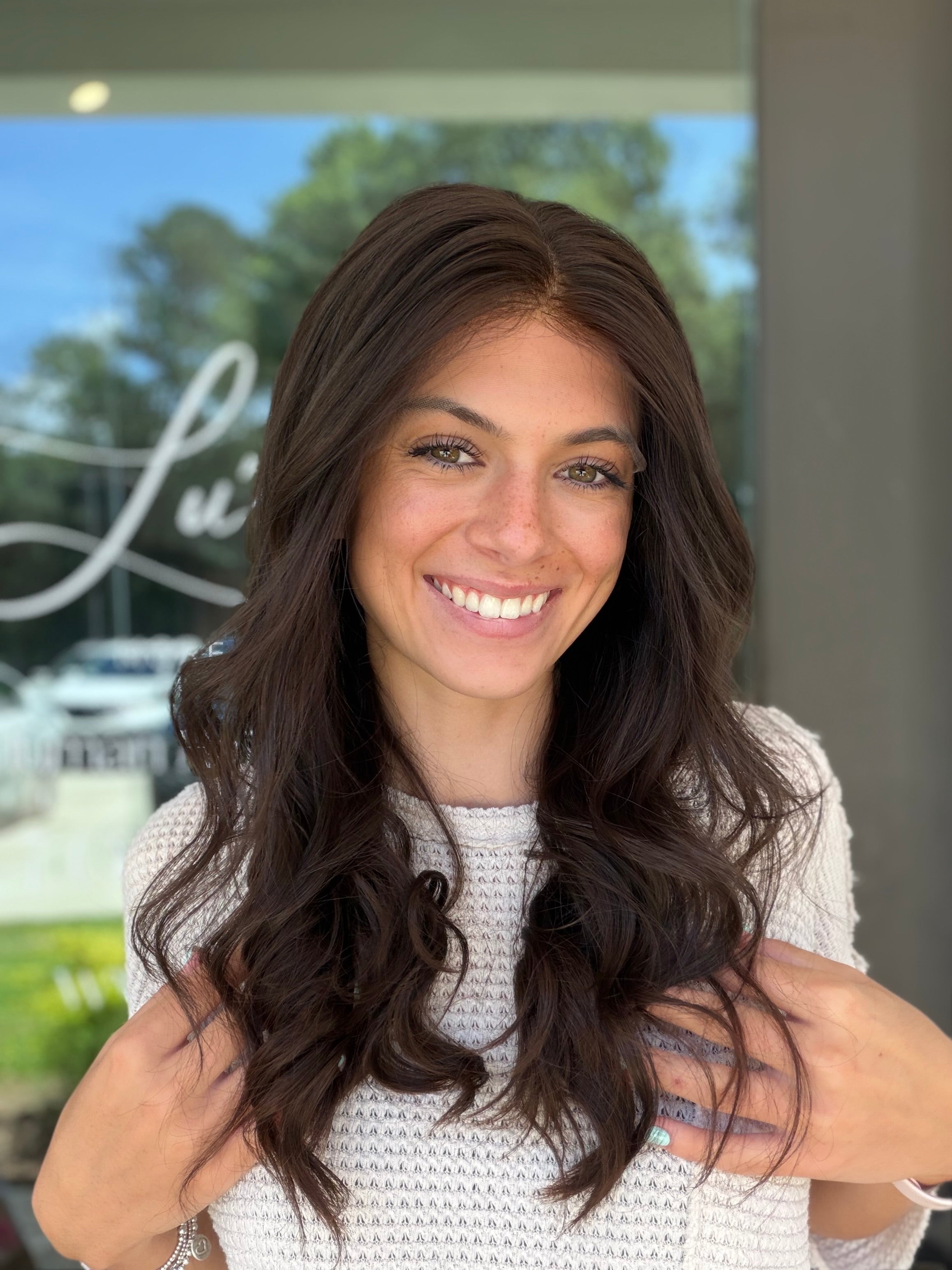 <b>Lauren</b><br> <I>Classic European Collection</I> <br> 21” Lace Top Wig