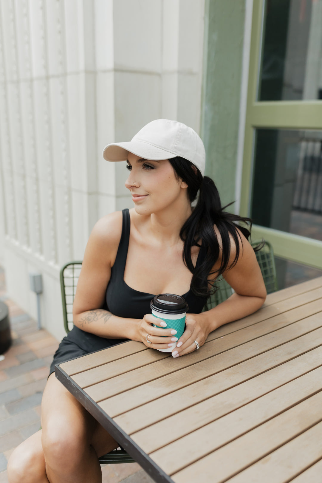 “Halle” Everyday Hat Wig 22” (choose your size)