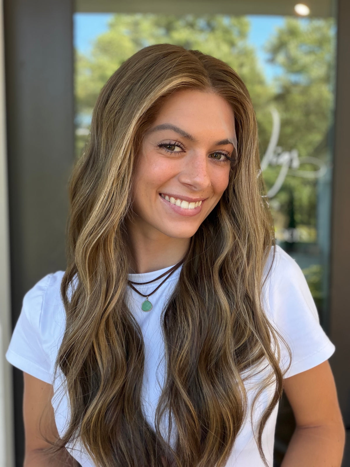 <b>Sandra</b><br><u>L</u> <br> <l>Signature Mongolian Collection</l> <br> 24” Lace Top Wig