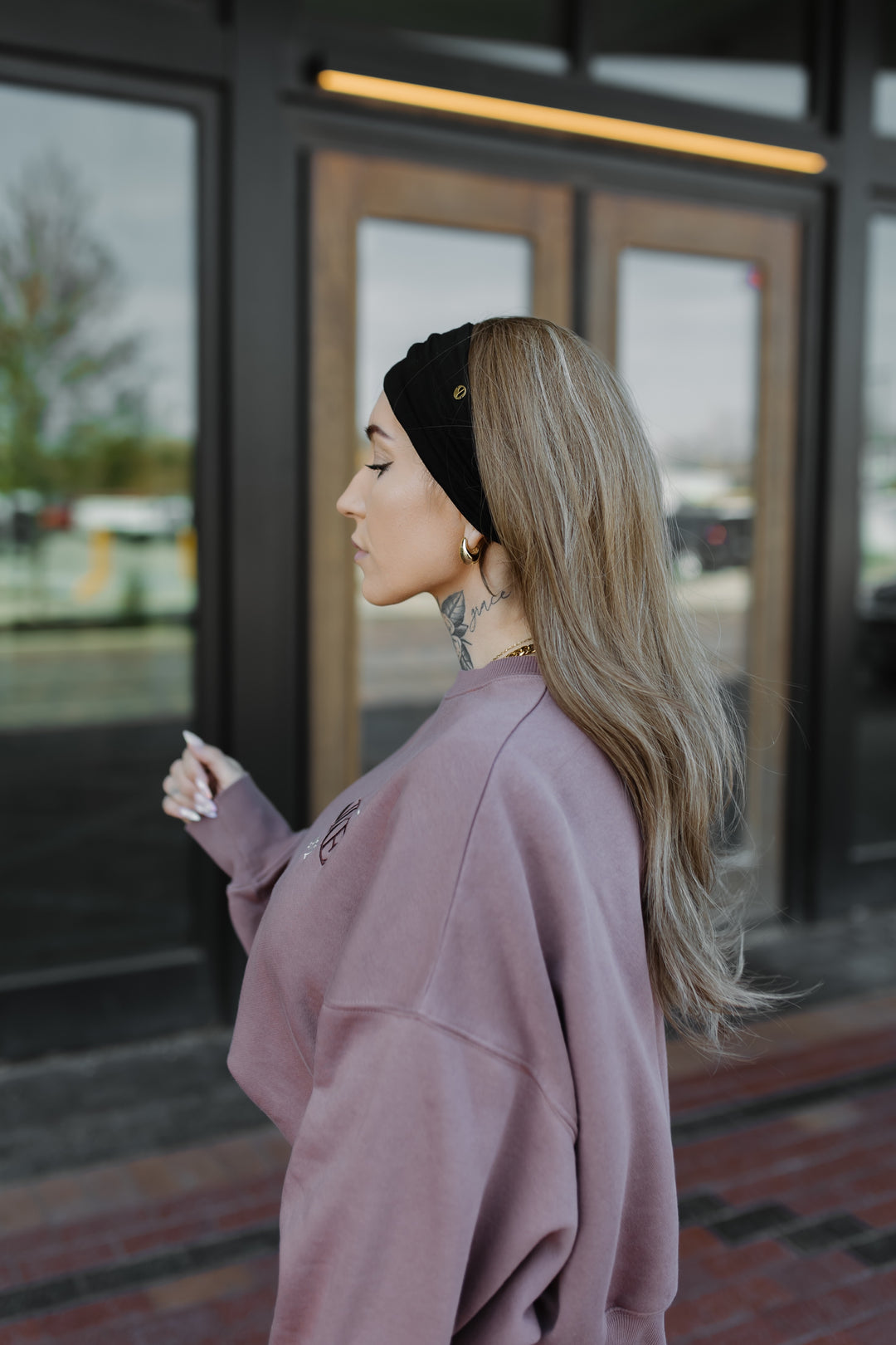 “Lacey” Everyday Headband Wig 22” (choose your size)