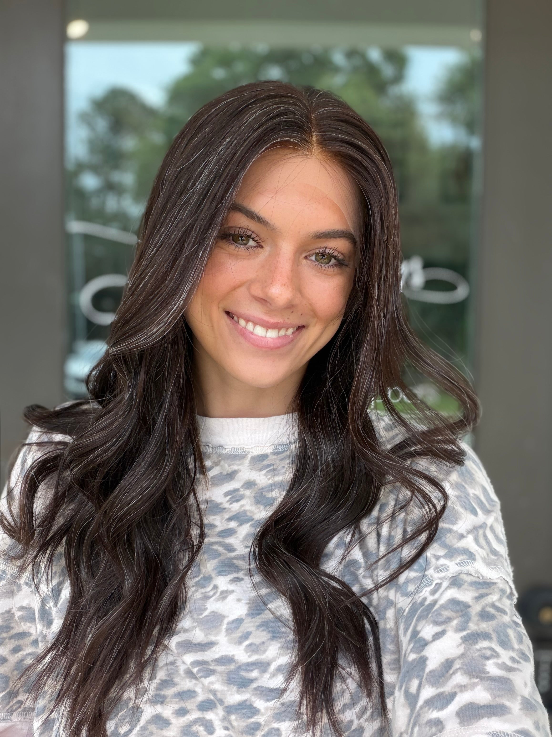 <b>Evelyn</b><br> <I>Signature Mongolian Collection</I> <br> 22” Lace Top Wig