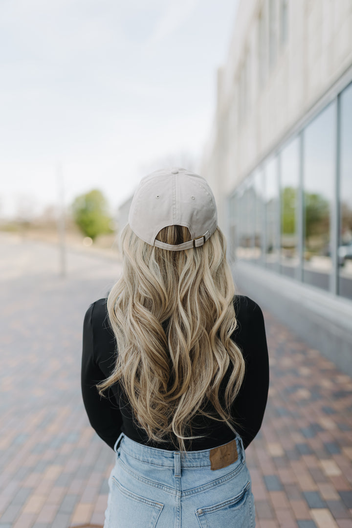 “Erin” Everyday Hat Wig 22” (choose your size)