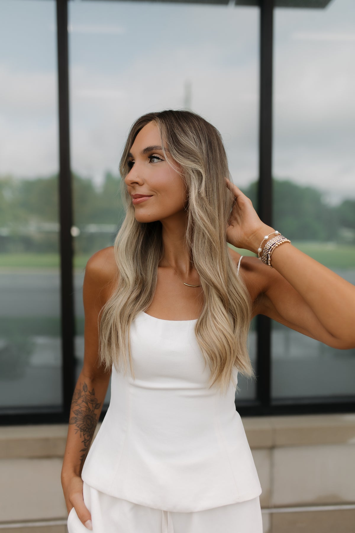 Danielle Ambassador 22" Mongolian Human Hair Lace Top Wig, photo 23 of 35