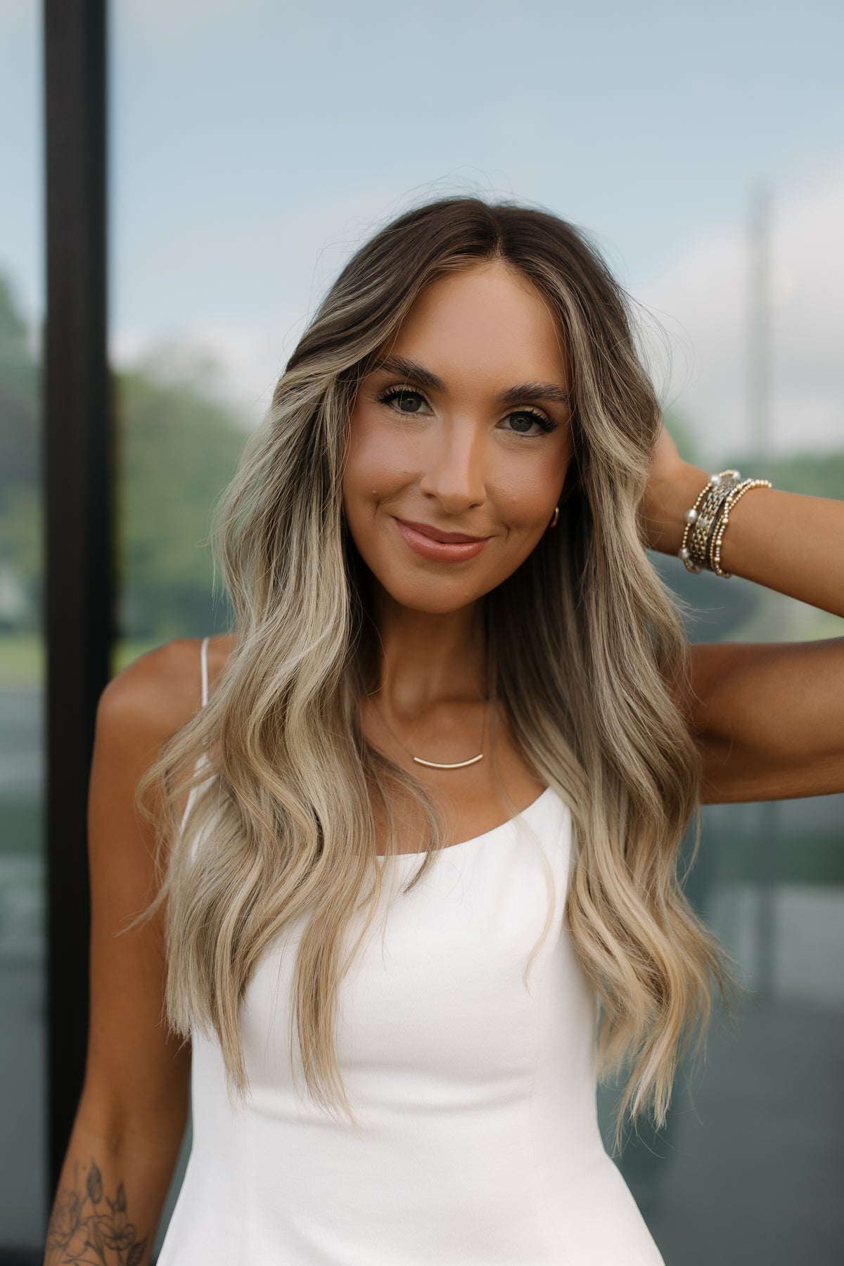 Danielle Ambassador 22" Mongolian Human Hair Lace Top Wig, photo 4 of 35
