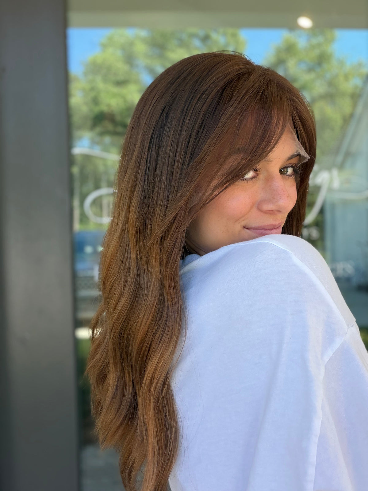 Selena (M) · 20” Lace Top Wig · Signature Mongolian