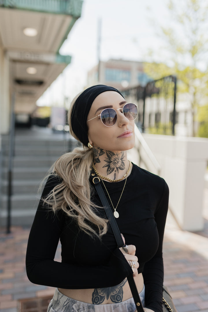 “Rachel” Everyday Headband Wig 22” (choose your size)