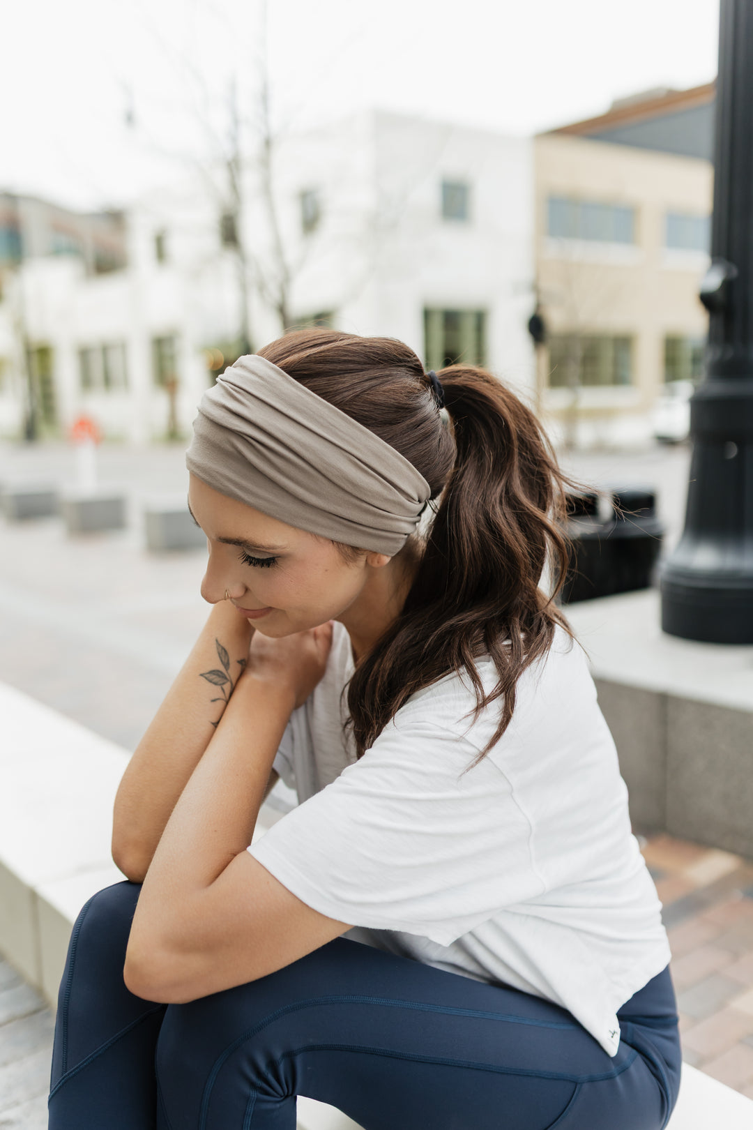 “Stephanie” Everyday Headband Wig 22” (choose your size)