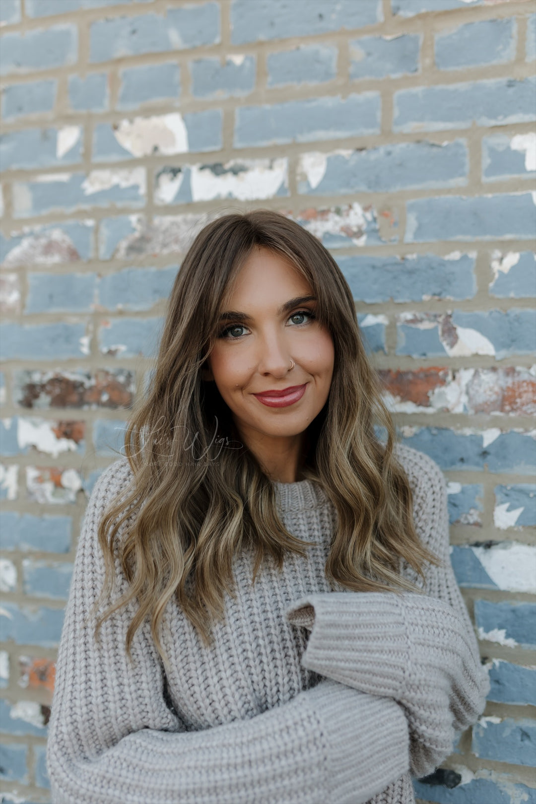 “Augusta” 20” Lace Top Wig