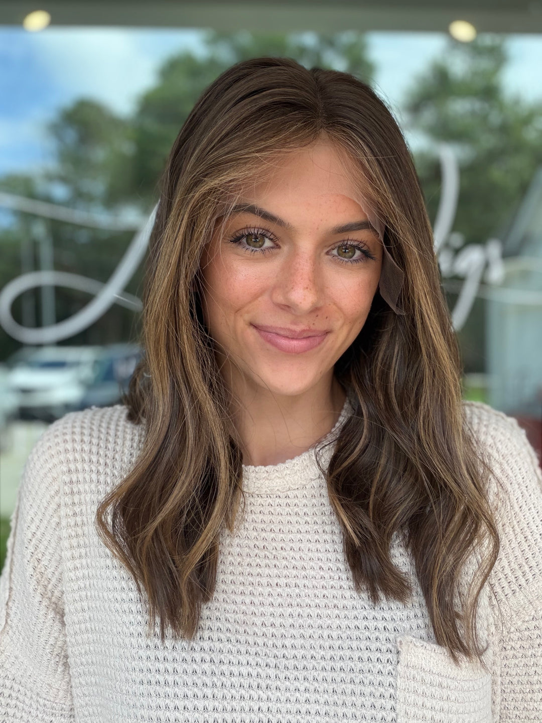 “Lisa” [M] 18” Lace top wig