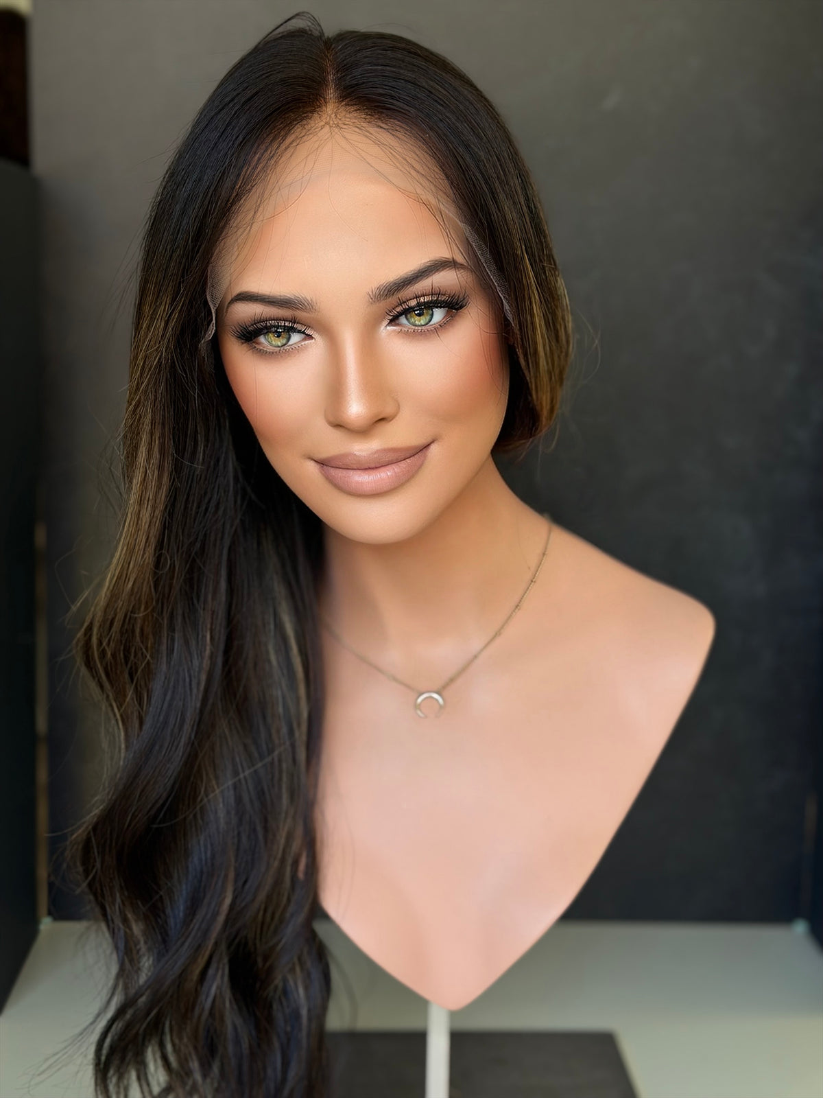 Custom Balayage Jordyn (L) · 24” Lace Top Wig · Signature Mongolian