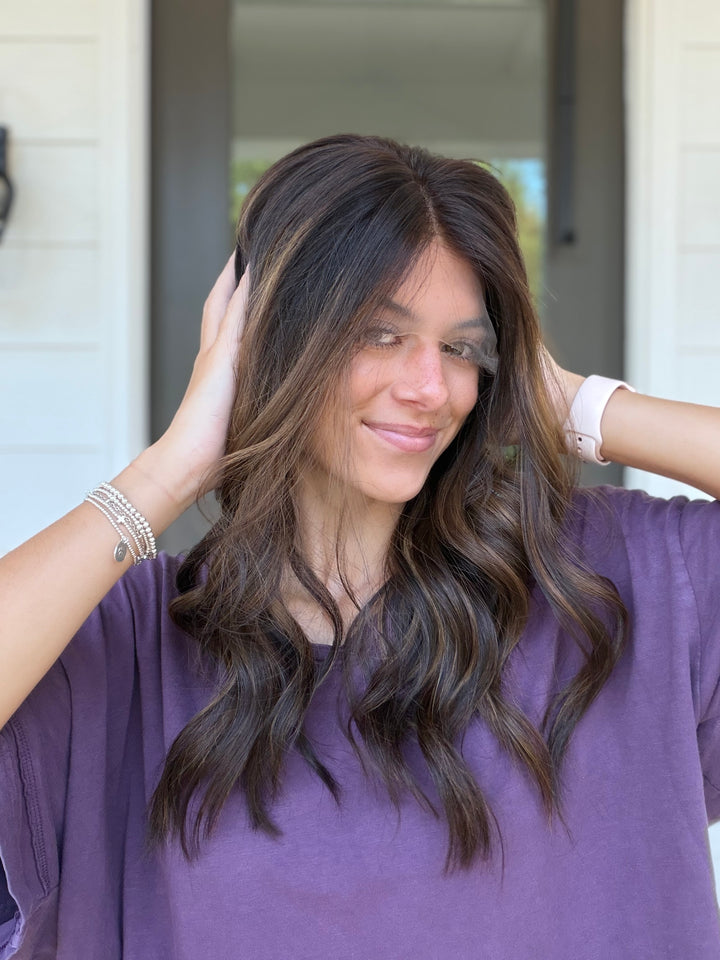 Junie with balayage (L) 20” Lace Top Wig