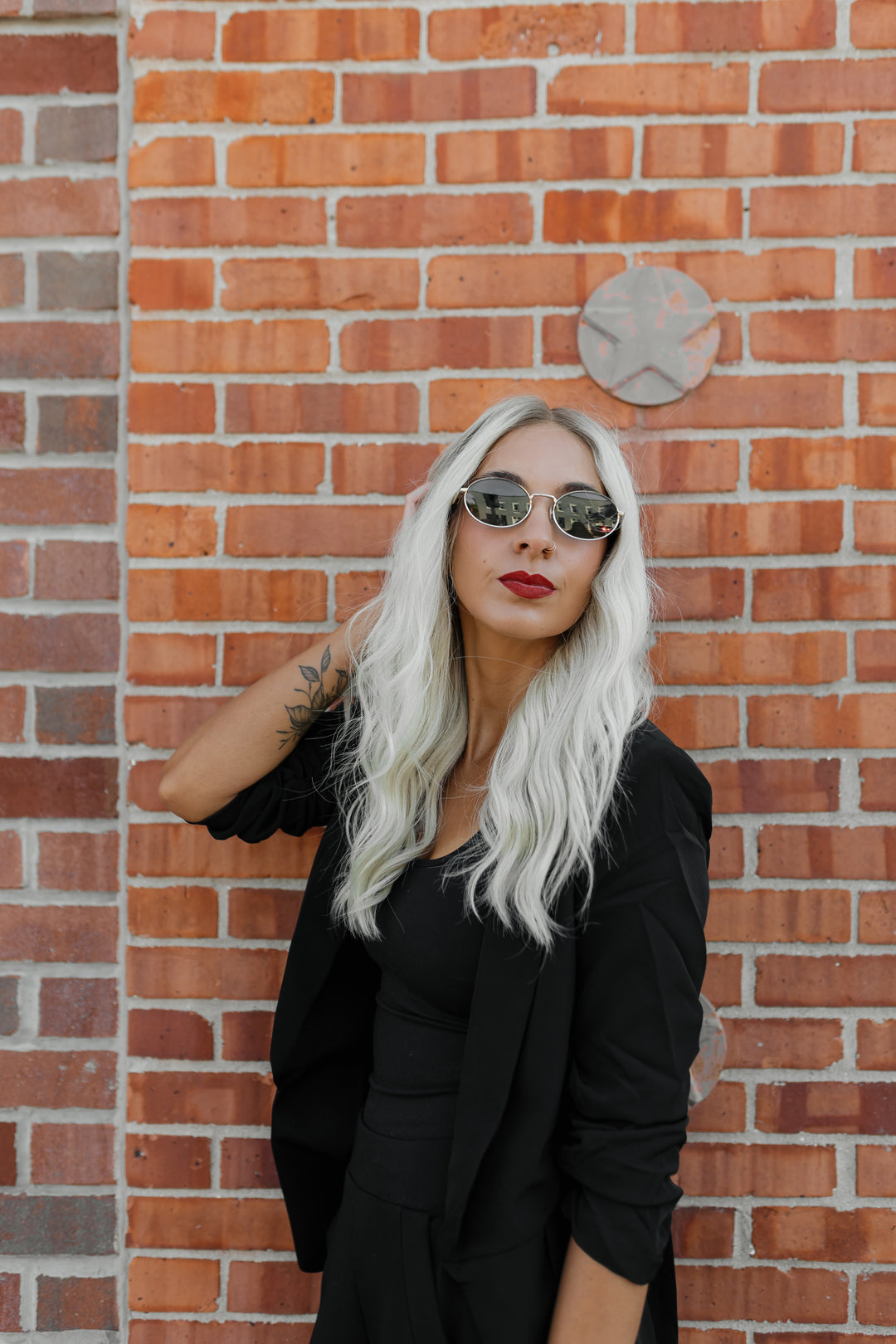 “Aurora” Glam Co. 22” Lace Top Wig