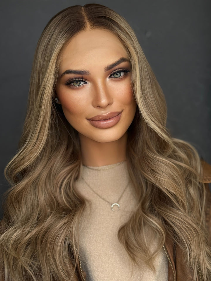 “Evangeline” 20” Glam Lace Top Wig